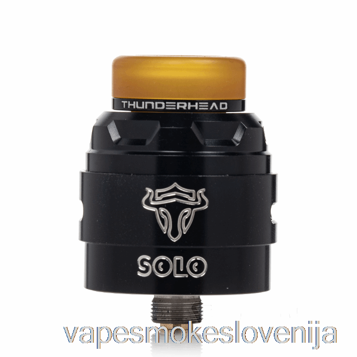 Vape Slovenija Thunderhead Creations Tauren Solo V1.5 24mm Rda Srebrno črna